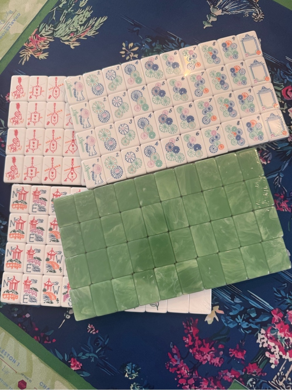 NEW American Mahjong Tile Set - Jade Inspired